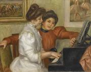 Pierre Auguste Renoir Yvonne et Christine Lerolle au piano oil painting reproduction